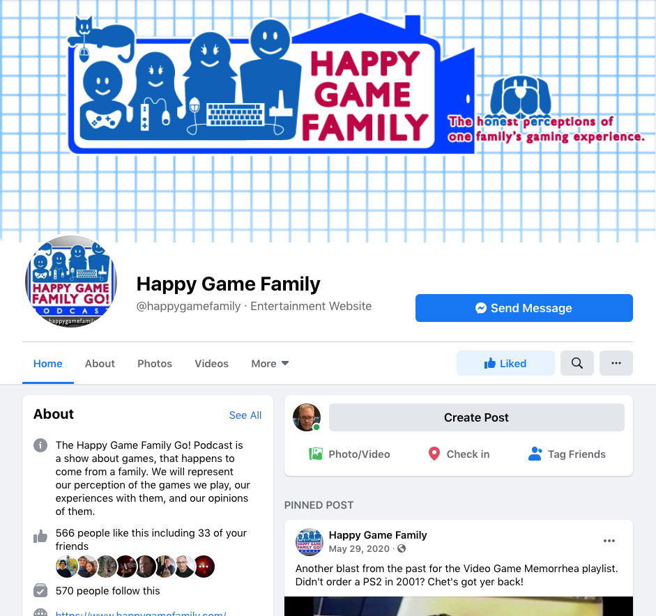 Happygamefamily Facebook